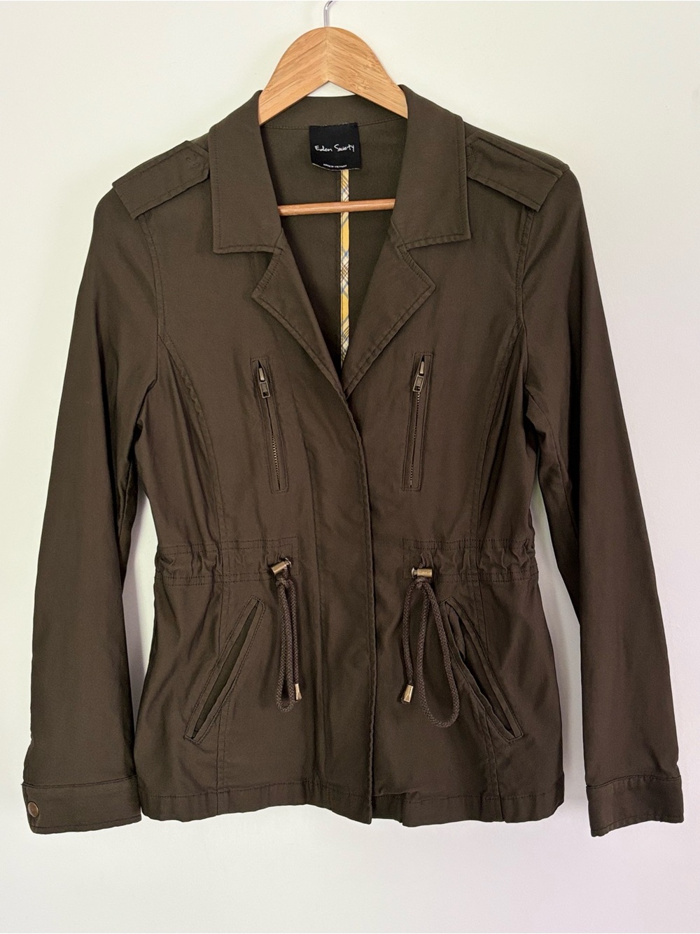 Eden Society Military Utility Jacket Women’s XS/Small Green Neutral N77